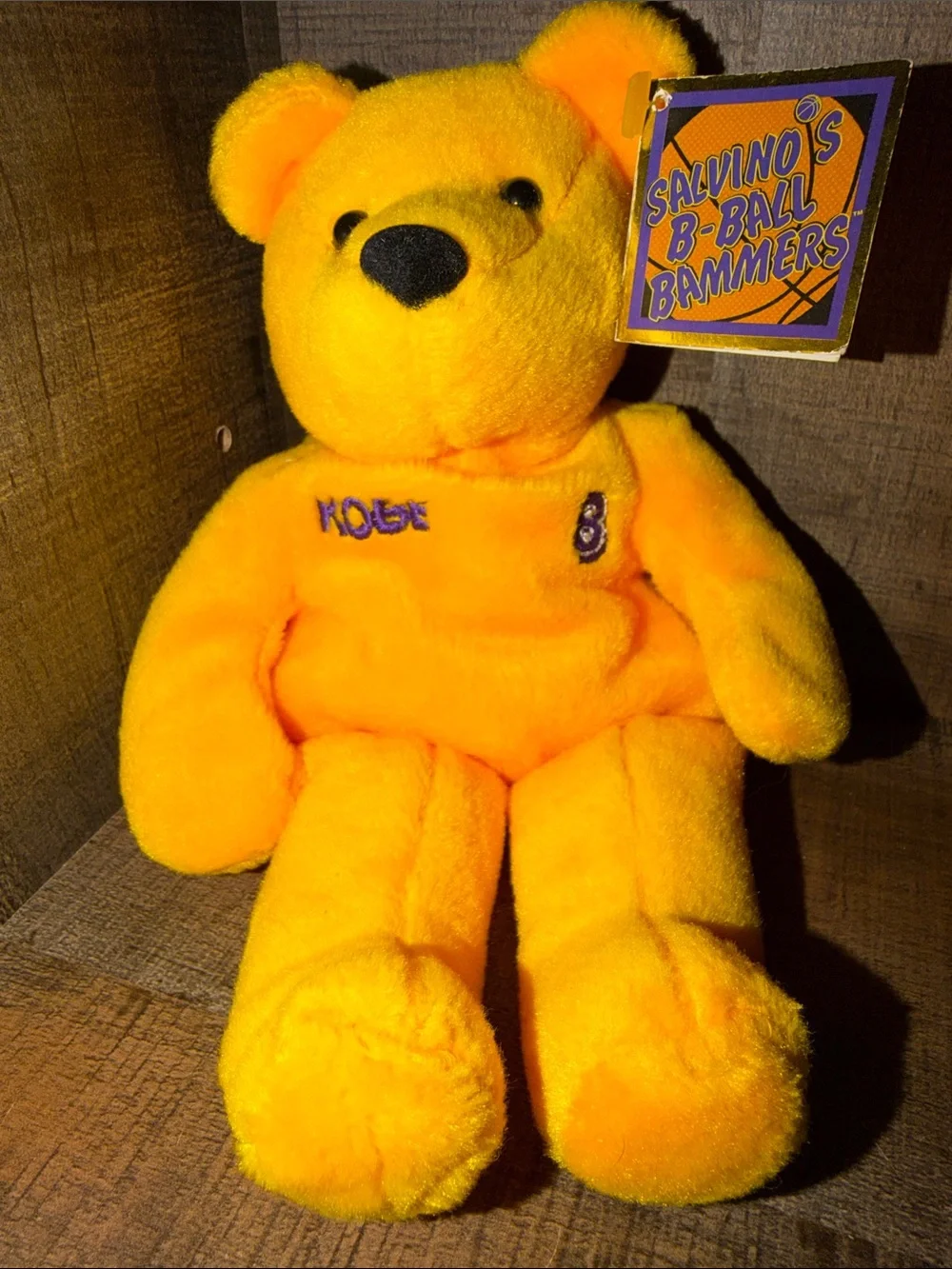 Mint Condition KOBE BRYANT #8 COLLECTIBLE BASKETBALL BEAR